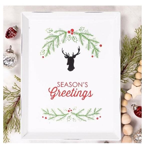 NWT Chalk Couture 8.5 x 11  “Season's Greetings"  Transfer - Picture 3 of 5